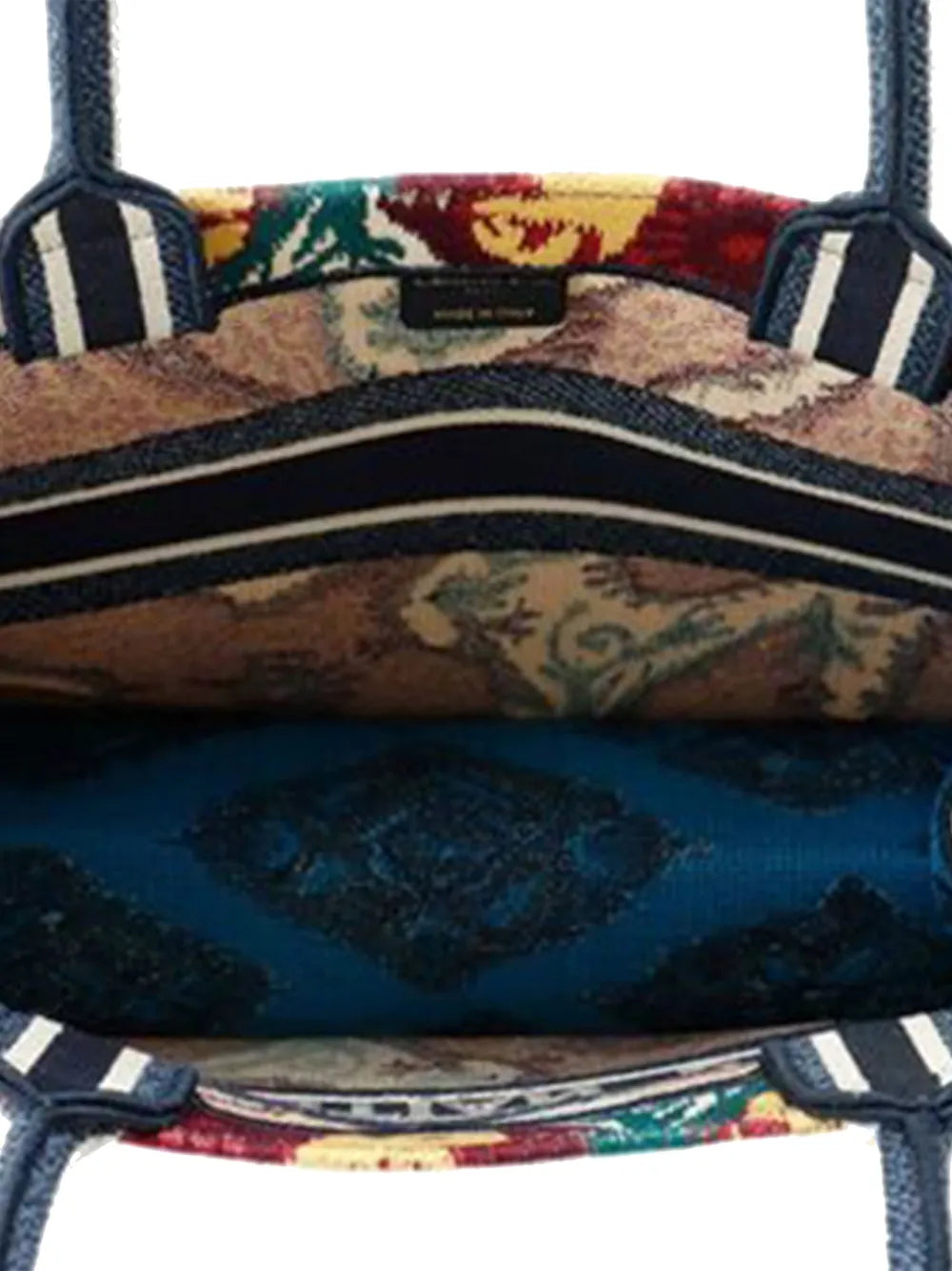Pre-OwnedChristian Dior Pre-Owned2020 Medium Canvas Embroidered Paisley Book tote bag