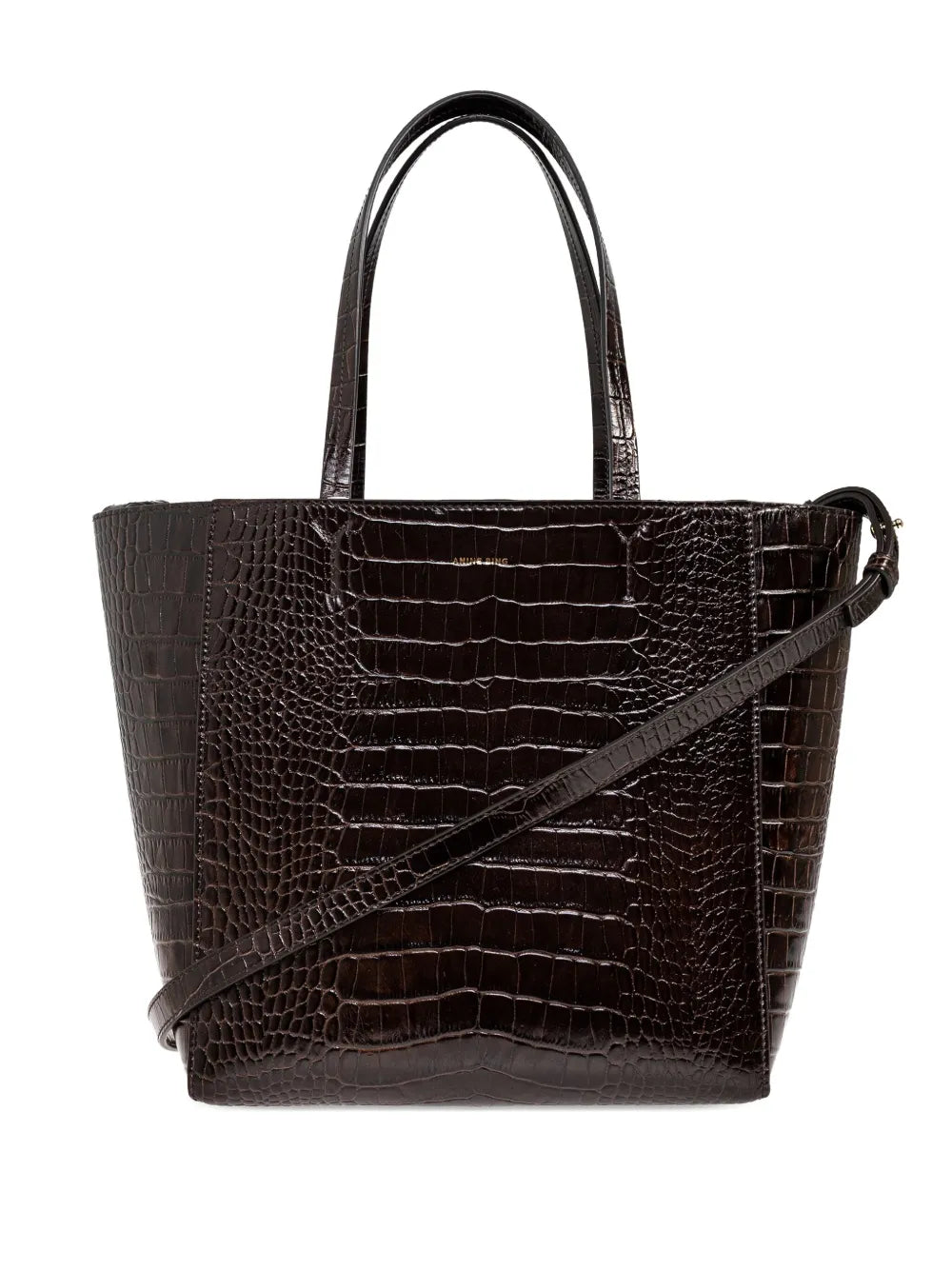 ANINE BINGEmbossed strap tote bag