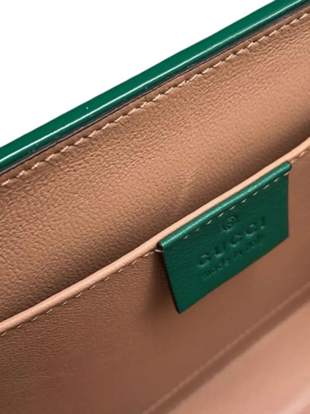Pre-OwnedGucci Pre-Owned2016-2025 Mini Patent Sylvie 1969 Top Handle Bag satchel