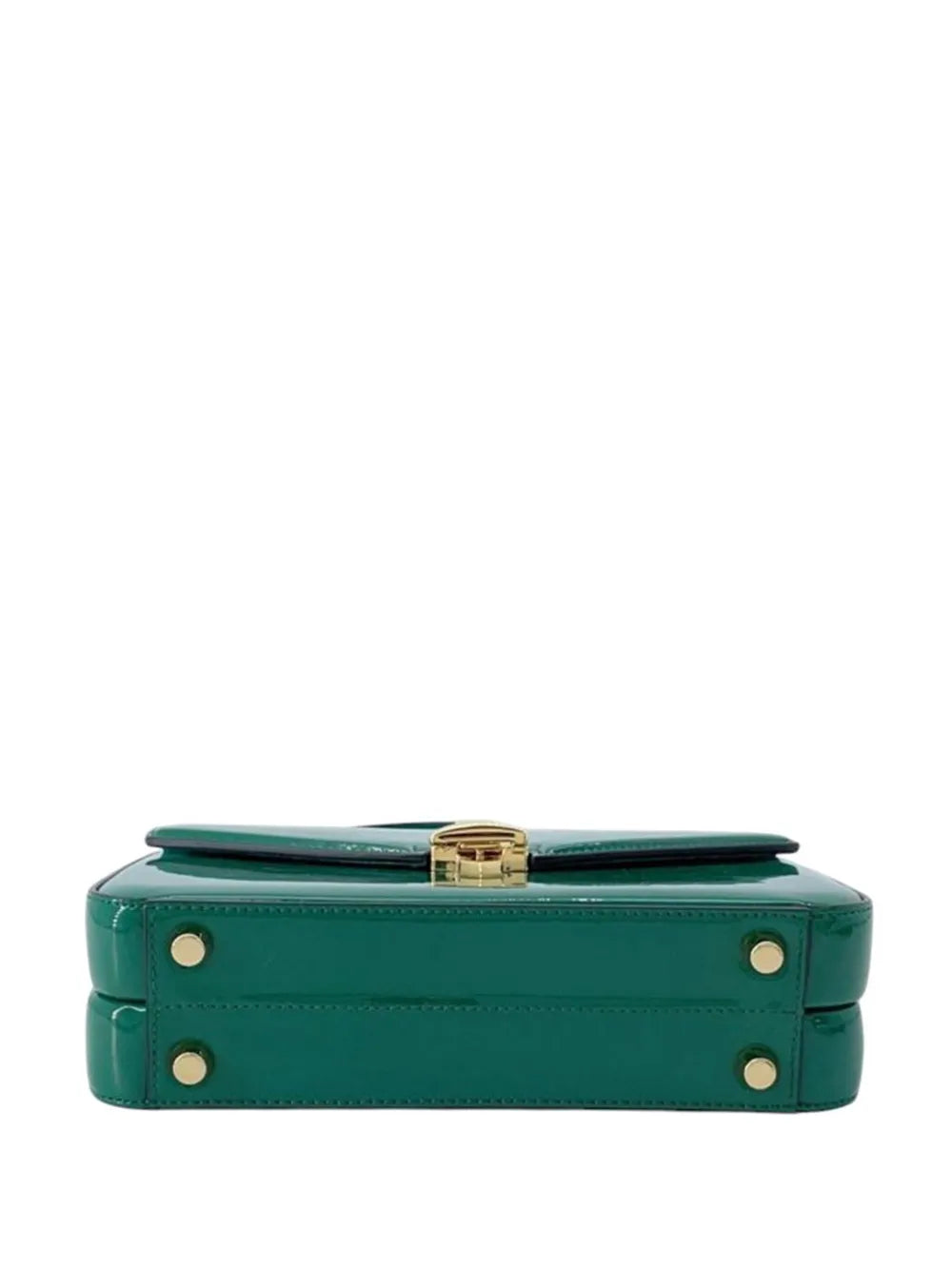 Pre-OwnedGucci Pre-Owned2016-2025 Mini Patent Sylvie 1969 Top Handle Bag satchel