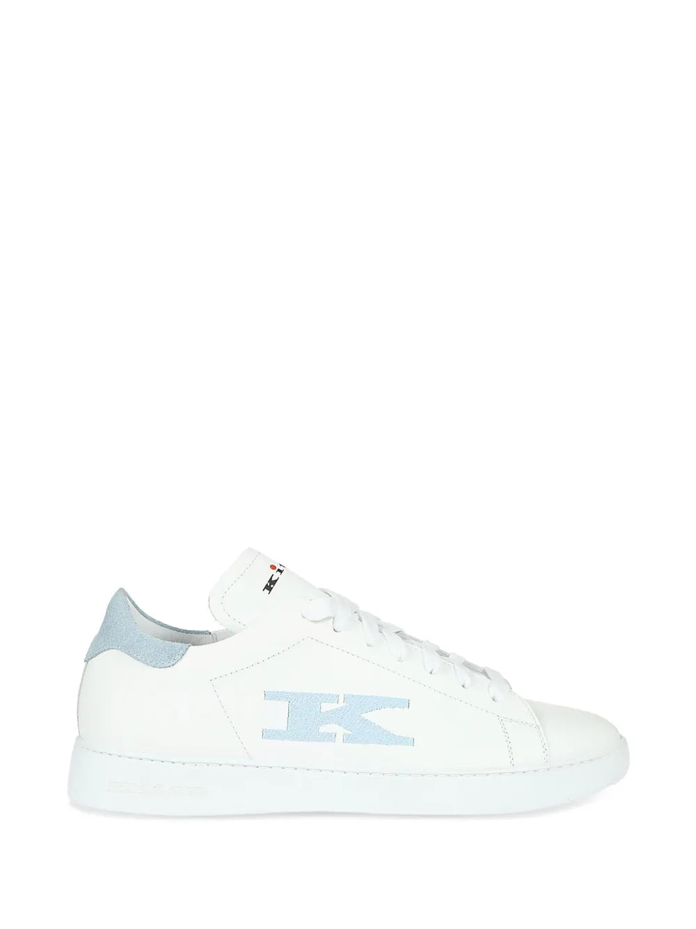 Kiton Logo-Detail Leather Sneakers
