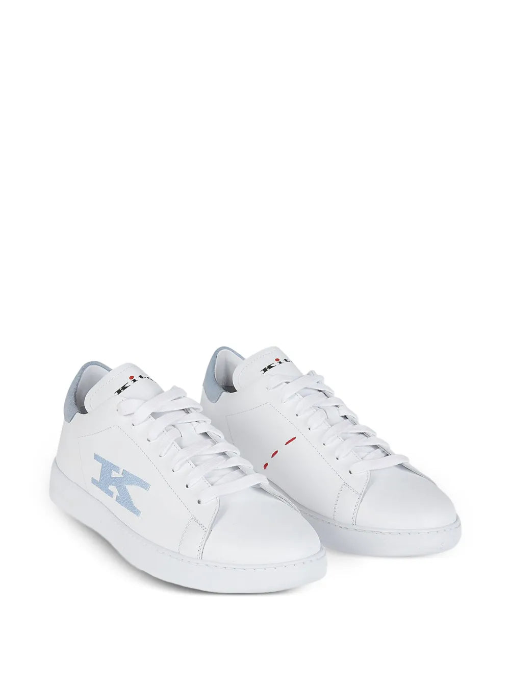 Kiton Logo-Detail Leather Sneakers