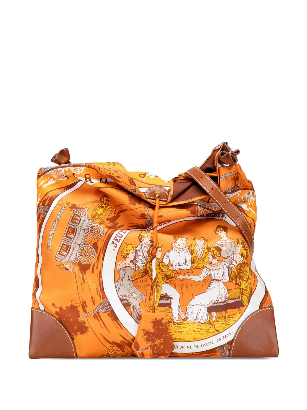 Pre-OwnedHerm??re-Owned2009 Jeu des Omnibus et Dames Blanches Silky Pop crossbody bag