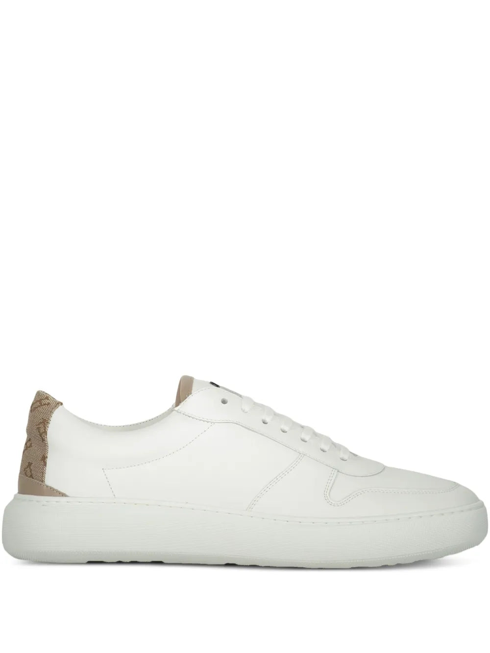 Herno Leather-Panelled Low-Top Sneakers