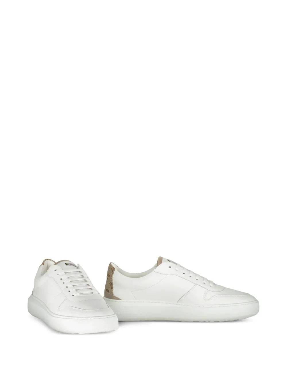 Herno Leather-Panelled Low-Top Sneakers