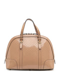 Pre-OwnedGucci Pre-Owned2016-2025 Small Microguccissima Patent Nice satchel