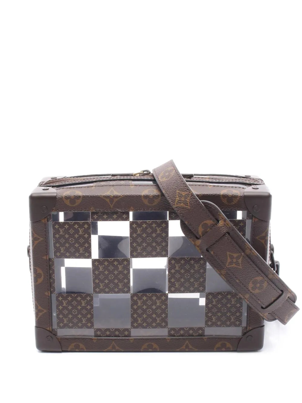 Pre-OwnedLouis Vuitton Pre-Owned2021-2025 Monogram Chess Soft Trunk crossbody bag