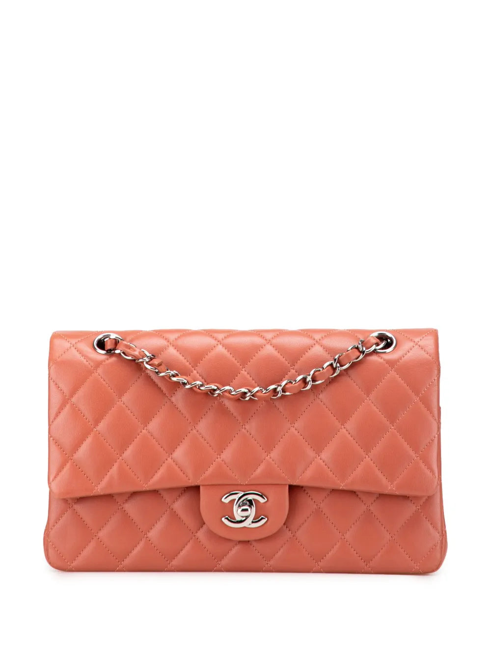 Pre-OwnedCHANEL Pre-Owned2014 Medium Classic Lambskin Double Flap shoulder bag