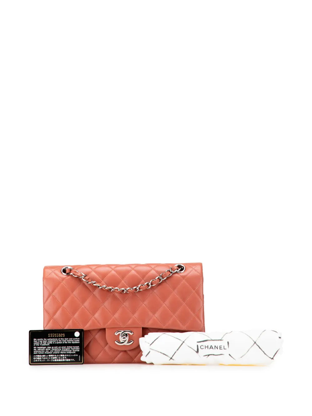 Pre-OwnedCHANEL Pre-Owned2014 Medium Classic Lambskin Double Flap shoulder bag