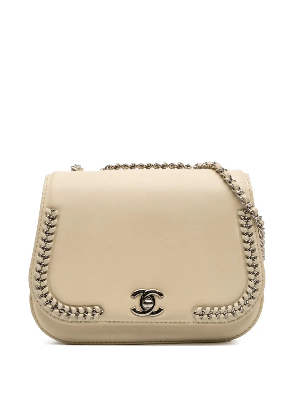 Pre-OwnedCHANEL Pre-Owned2016-2017 Small Calfskin Braided Chic Flap shoulder bag