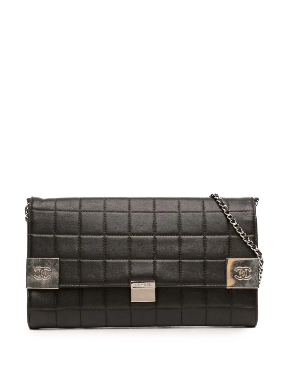 Pre-OwnedCHANEL Pre-Owned2000-2002 Quilted Lambskin Chocolate Bar shoulder bag