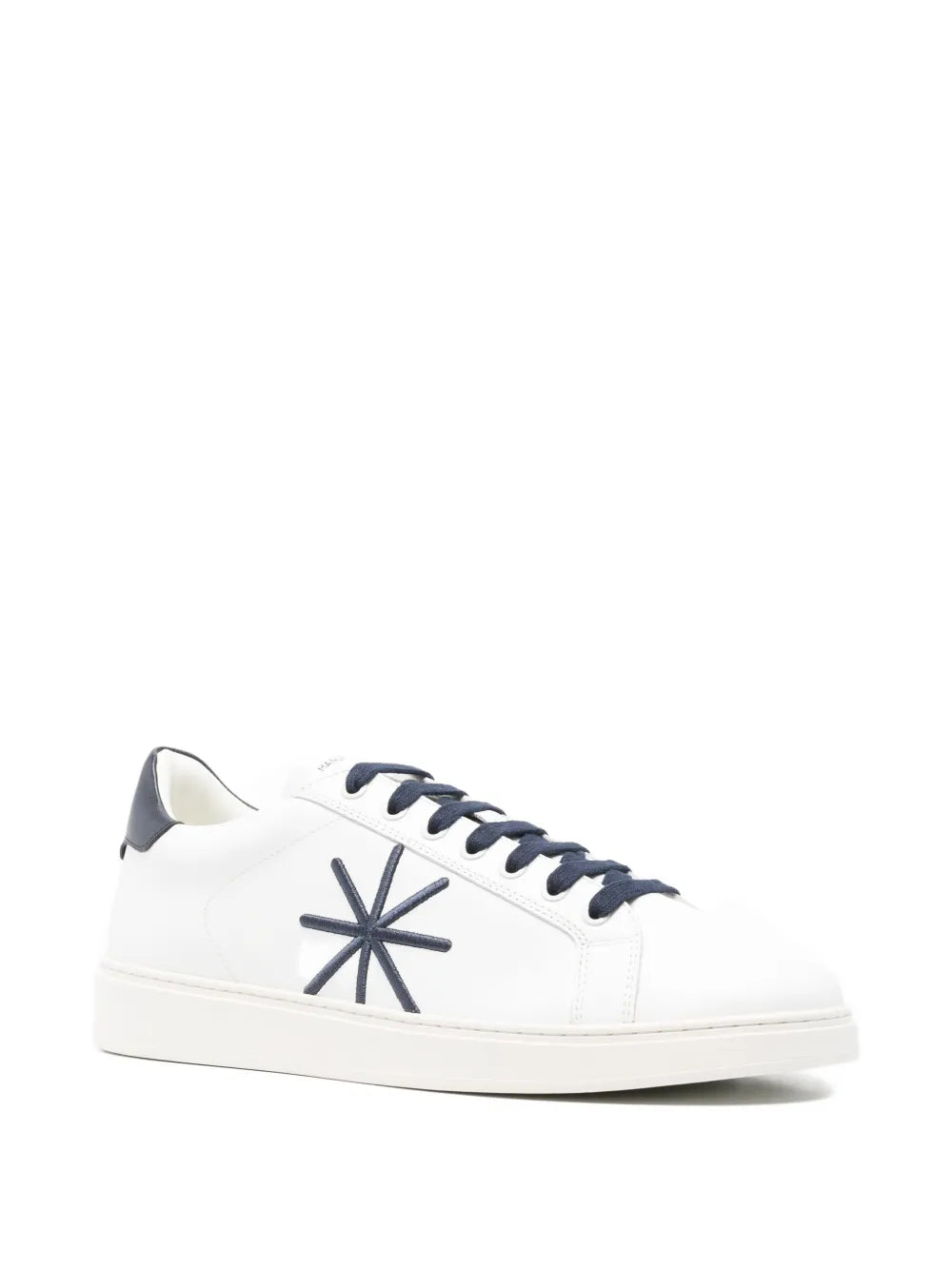 Manuel Ritz Star-Appliqu Leather Sneakers