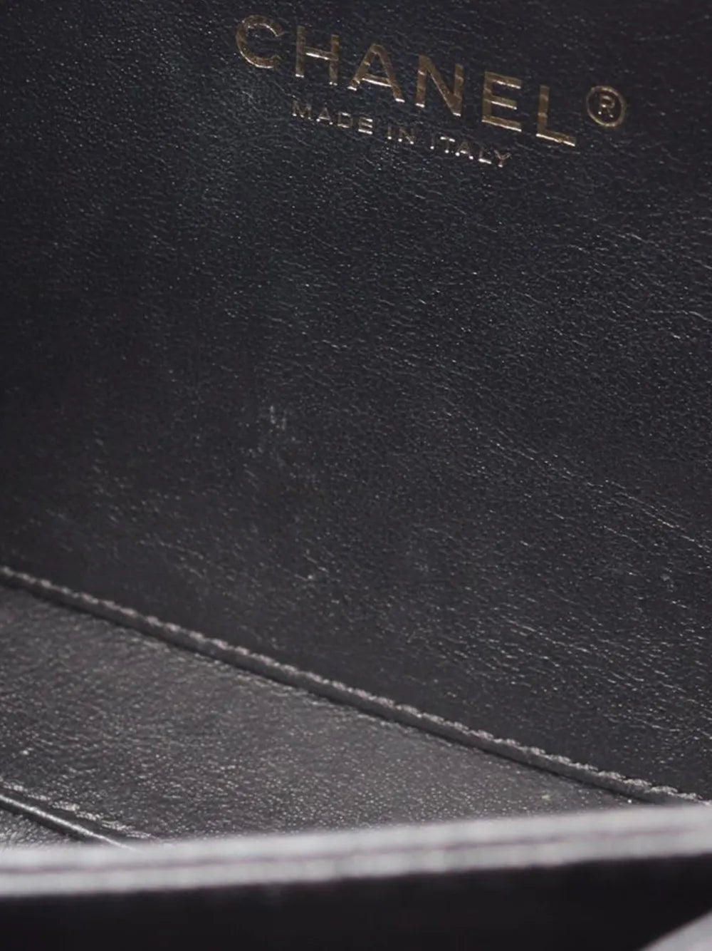 Pre-OwnedCHANEL Pre-Owned2018-2019 Small Caviar CC Filigree Vanity Case satchel
