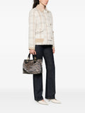 Braccialinizebra-print tote bag
