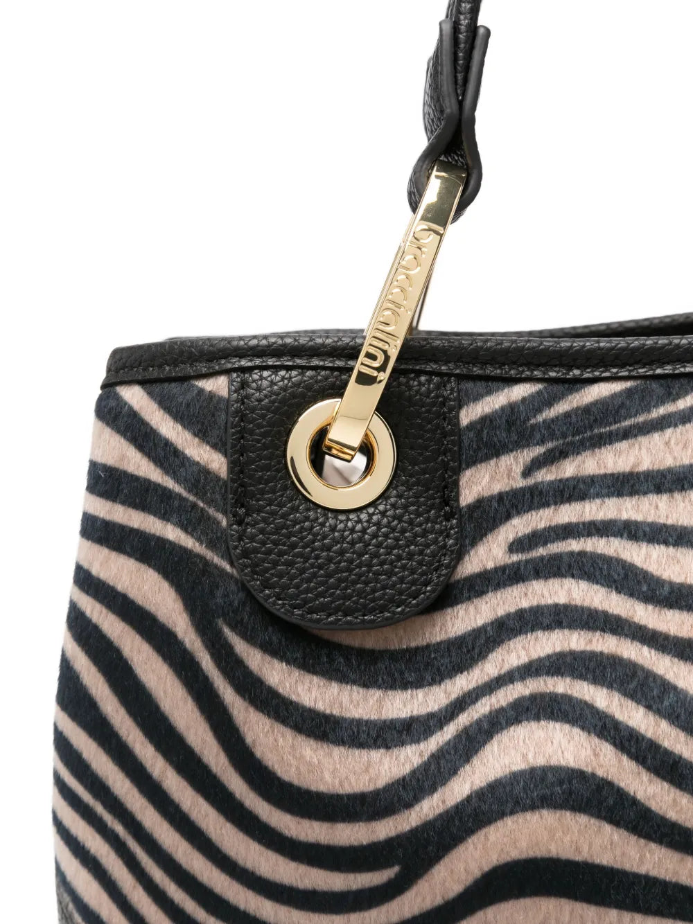 Braccialinizebra-print tote bag