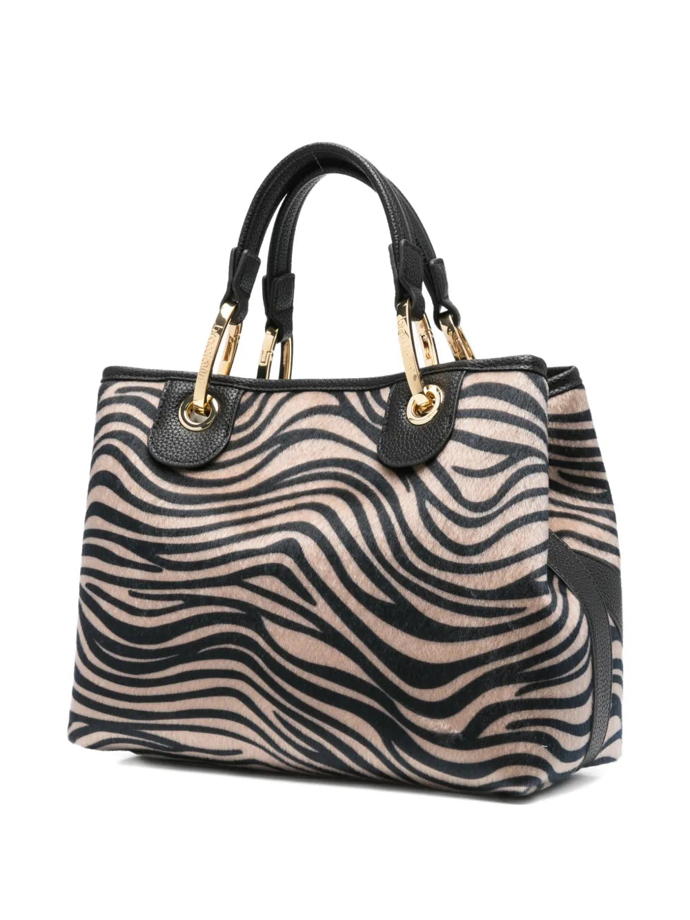 Braccialinizebra-print tote bag