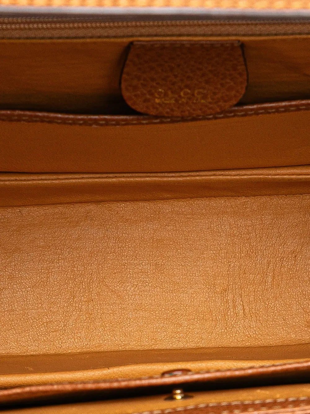 Pre-OwnedGucci Pre-Owned20th Century Grained Calfskin Bamboo Night satchel