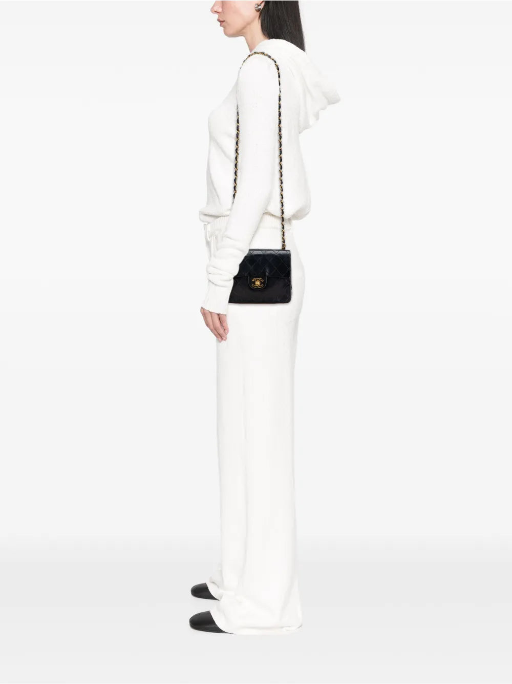 Pre-OwnedCHANEL Pre-Owned1986-1988 Mini Square Classic Lambskin Single Flap crossbody bag