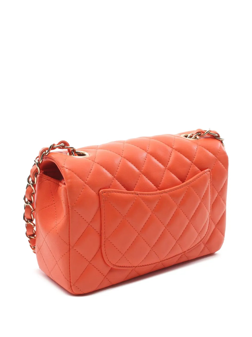 Pre-OwnedCHANEL Pre-Owned2020 Mini Rectangular Classic Lambskin Single Flap crossbody bag