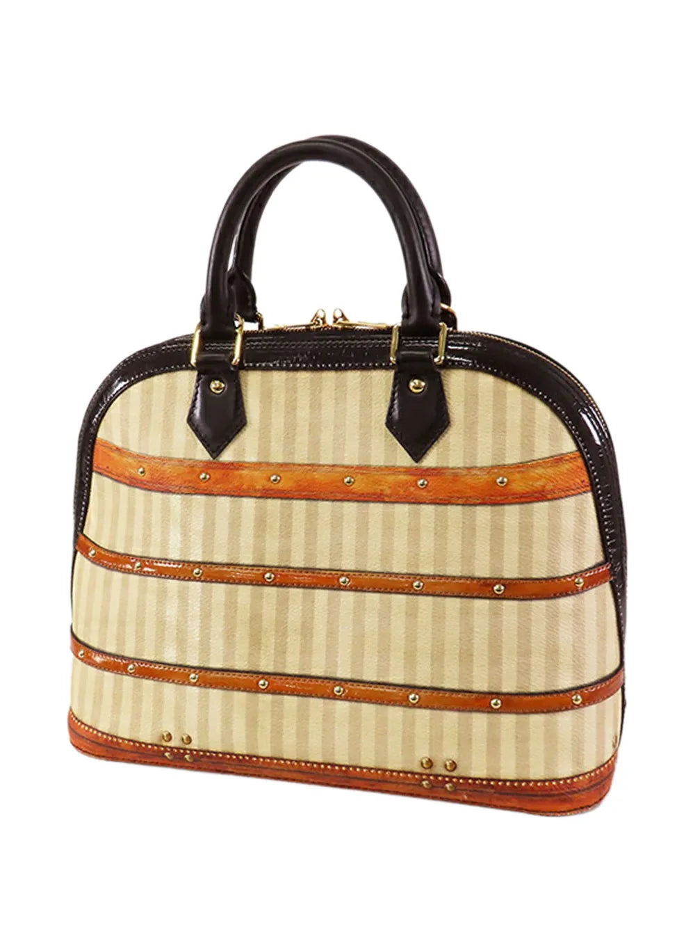 Pre-OwnedLouis Vuitton Pre-Owned2018 Transformed Canvas Time Trunk Alma PM satchel