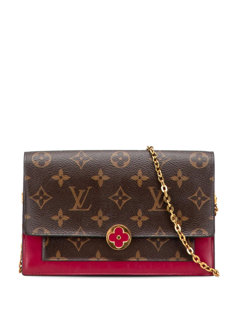 Pre-OwnedLouis Vuitton Pre-Owned2020 Monogram Flore Wallet On Chain crossbody bag