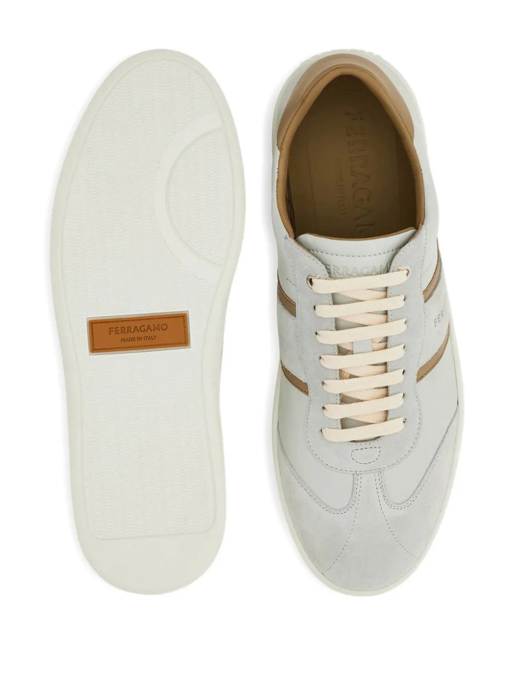 Ferragamo Panelled Sneakers