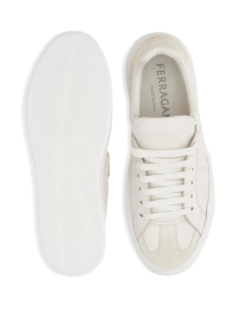 Ferragamo Gancini Suede Sneakers
