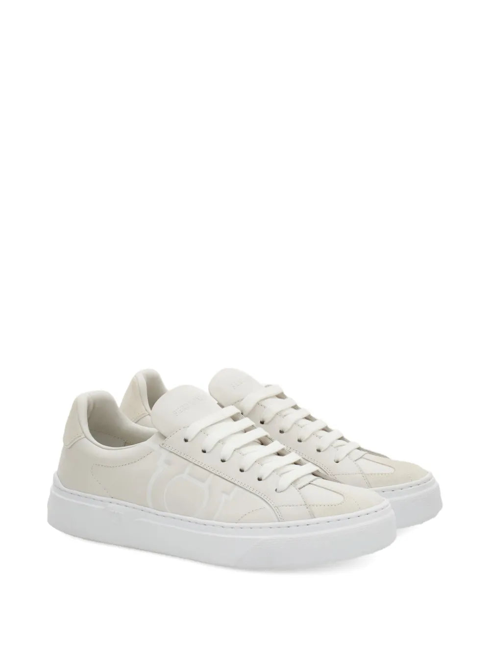 Ferragamo Gancini Suede Sneakers