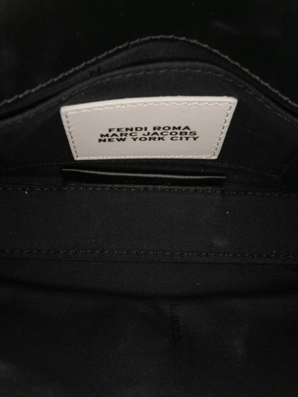 Pre-OwnedFendi Pre-Owned2000-2010 Marc Jacobs Nappa Vitello King Logo Print Baguette Phone Pouch satchel