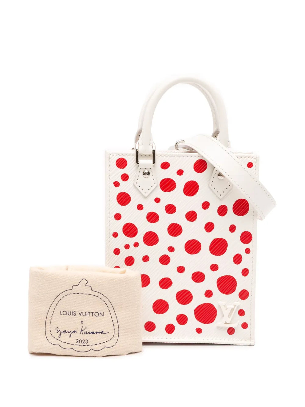 Pre-OwnedLouis Vuitton Pre-Owned2021-2025 Yayoi Kusama Epi Petit Sac Plat satchel