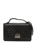 Pre-OwnedCHANEL Pre-Owned2016-2017 Medium Quilted Goatskin CC University Flap shoulder bag