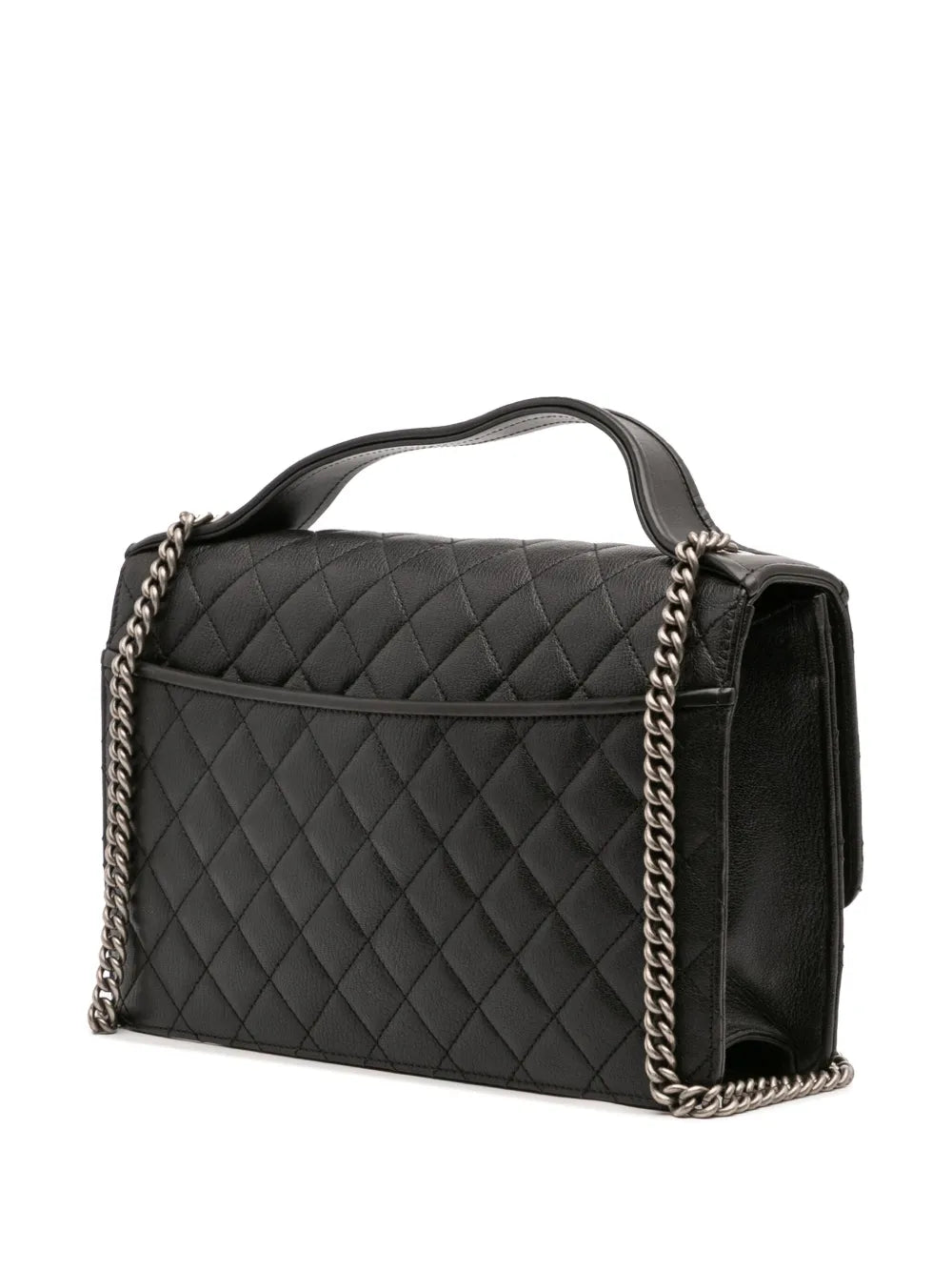 Pre-OwnedCHANEL Pre-Owned2016-2017 Medium Quilted Goatskin CC University Flap shoulder bag