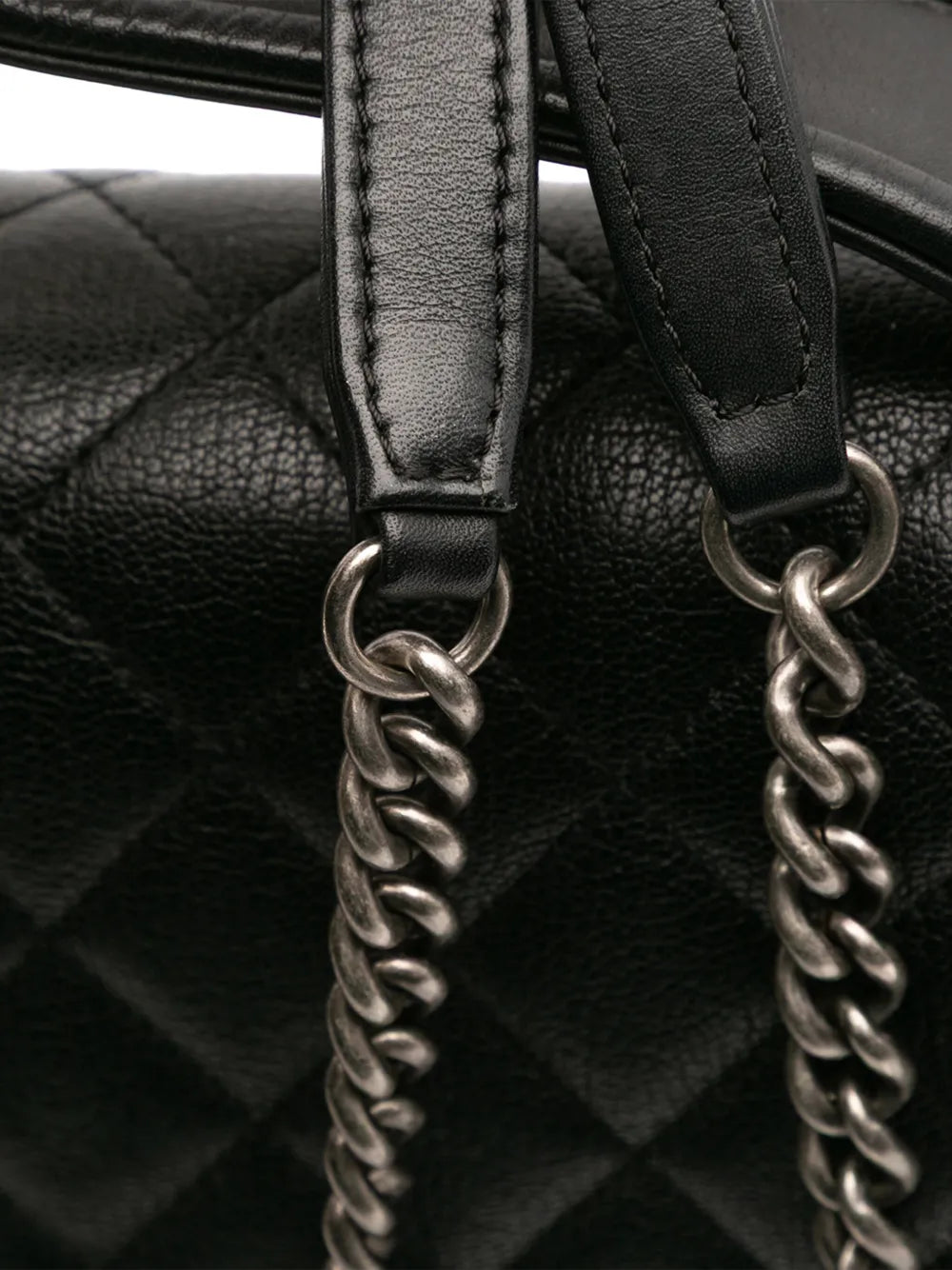 Pre-OwnedCHANEL Pre-Owned2016-2017 Medium Quilted Goatskin CC University Flap shoulder bag