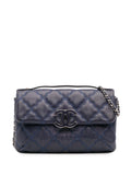 Pre-OwnedCHANEL Pre-Owned2012-2013 Mini Double Stitch Hamptons Flap satchel