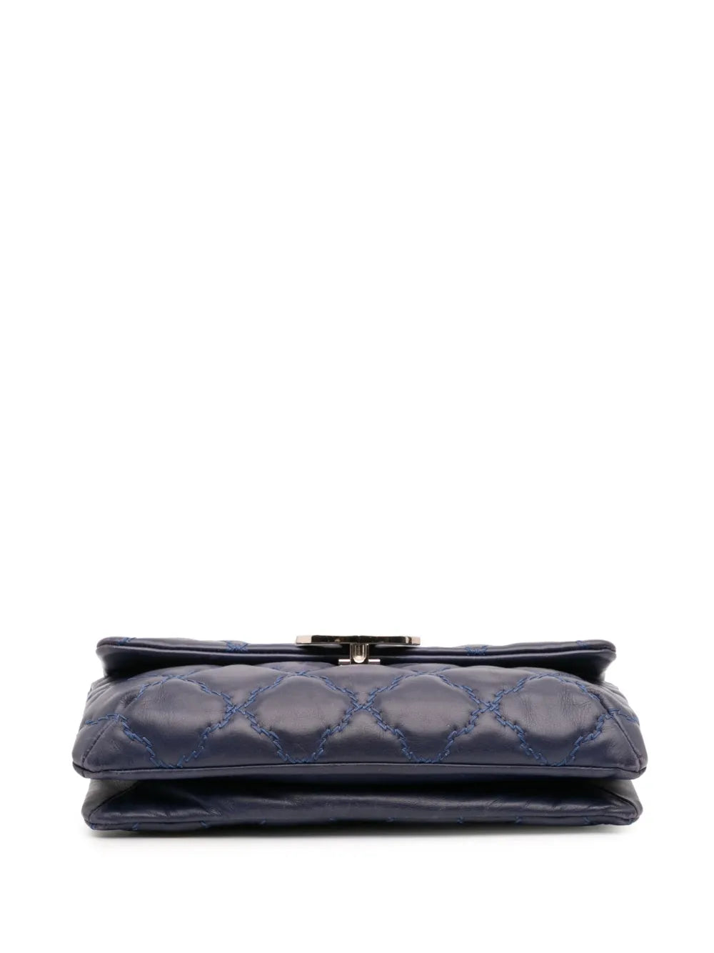 Pre-OwnedCHANEL Pre-Owned2012-2013 Mini Double Stitch Hamptons Flap satchel