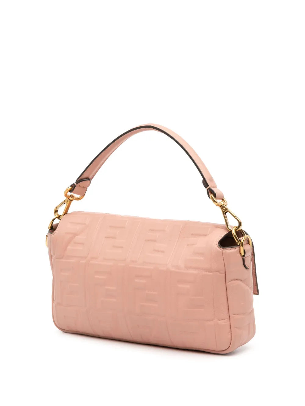 Pre-OwnedFendi Pre-Owned2000-2010 Zucca Embossed Leather Baguette satchel