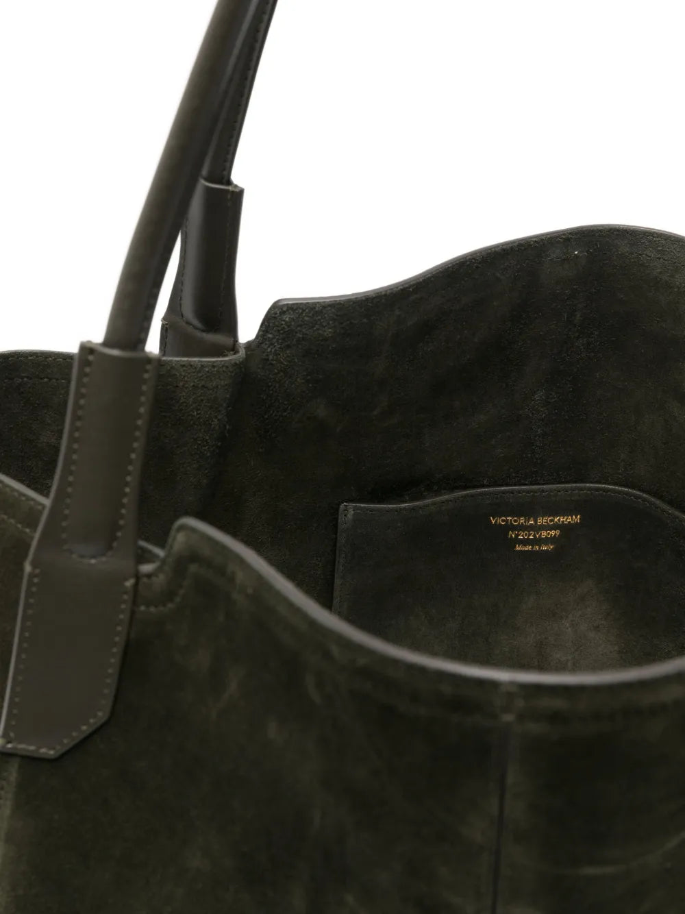 Victoria Beckhamsuede shoulder bag
