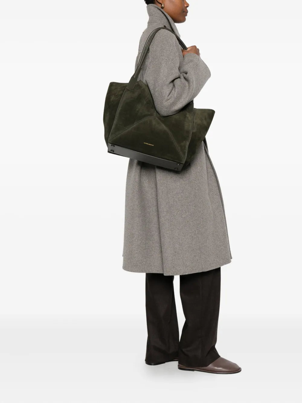 Victoria Beckhamsuede shoulder bag