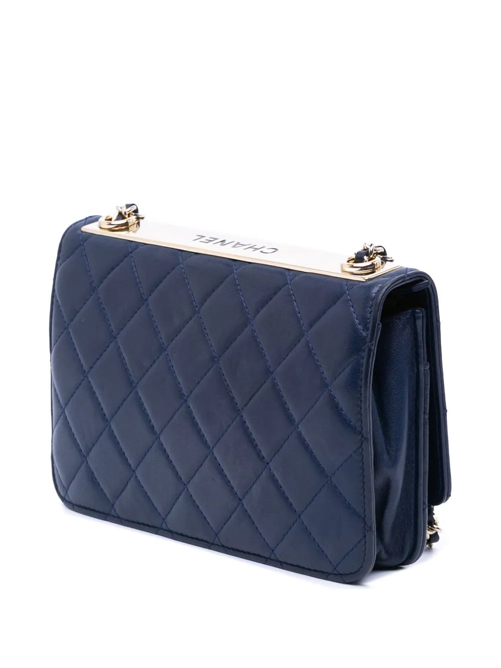 Pre-OwnedCHANEL Pre-Owned2016-2017 Lambskin Trendy CC Wallet On Chain crossbody bag