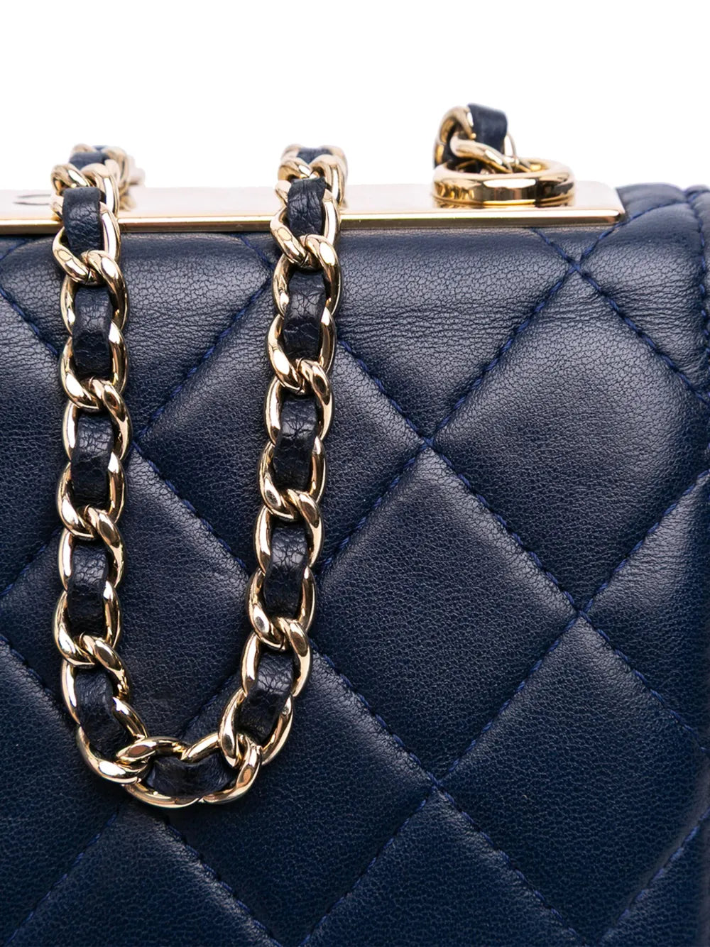Pre-OwnedCHANEL Pre-Owned2016-2017 Lambskin Trendy CC Wallet On Chain crossbody bag