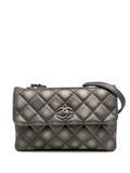 Pre-OwnedCHANEL Pre-Owned2015-2016 Quilted Metallic Lambskin Trendy CC Flap shoulder bag