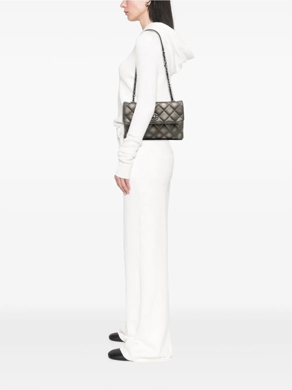 Pre-OwnedCHANEL Pre-Owned2015-2016 Quilted Metallic Lambskin Trendy CC Flap shoulder bag