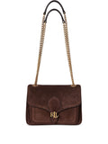 Lauren Ralph Laurensmall Bradley suede shoulder bag