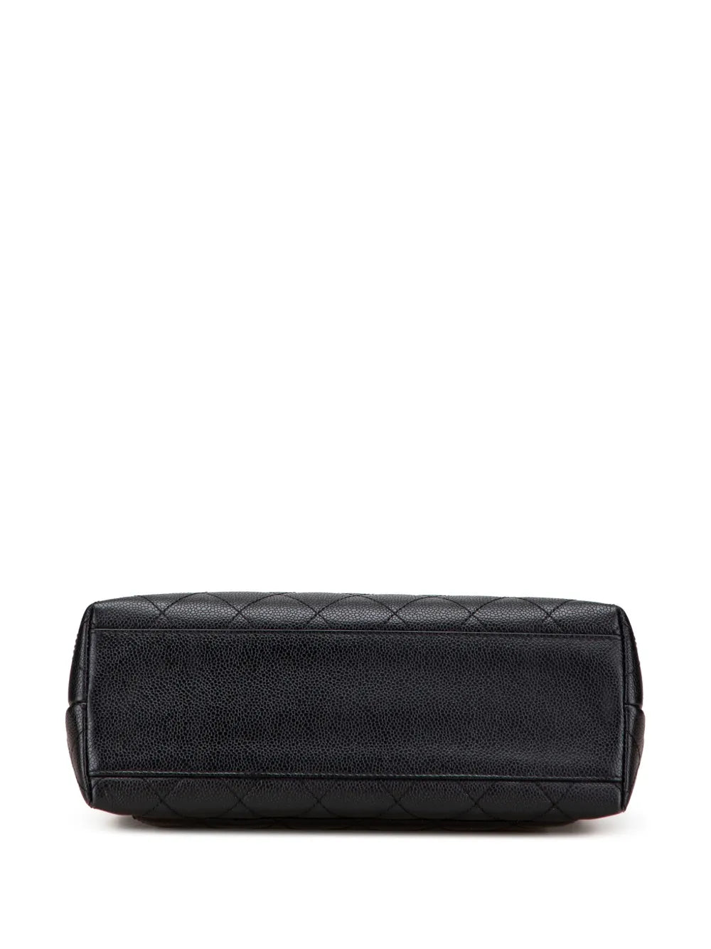 Pre-OwnedCHANEL Pre-Owned2000-2002 CC Quilted Caviar Kelly Top Handle Bag handbag