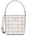 GUESS USAwoven top-handle tote bag
