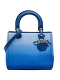 Pre-OwnedChristian Dior Pre-Owned2012 Medium Denim Ombre Lady Dior satchel