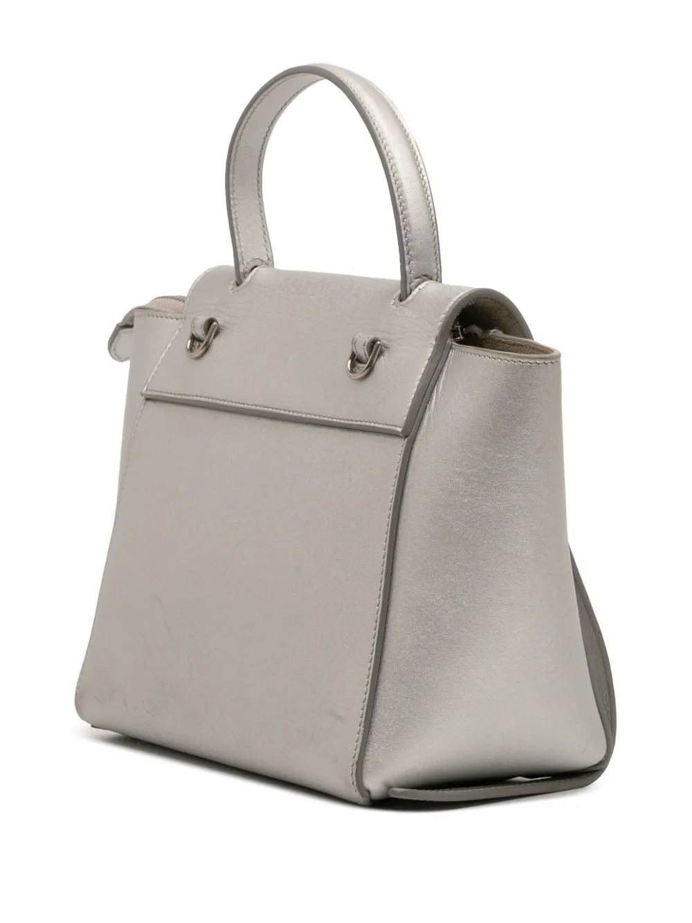 Pre-OwnedCeline Pre-Owned2018 Nano Laminated Calfskin Belt Bag satchel