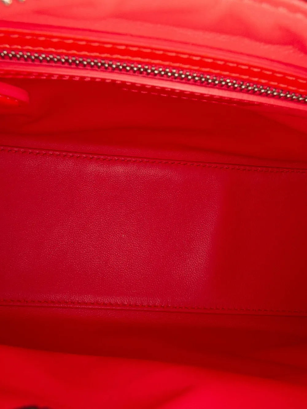 Pre-OwnedChristian Dior Pre-Owned2012 Medium Lambskin Cannage Stitched Lady Dior satchel