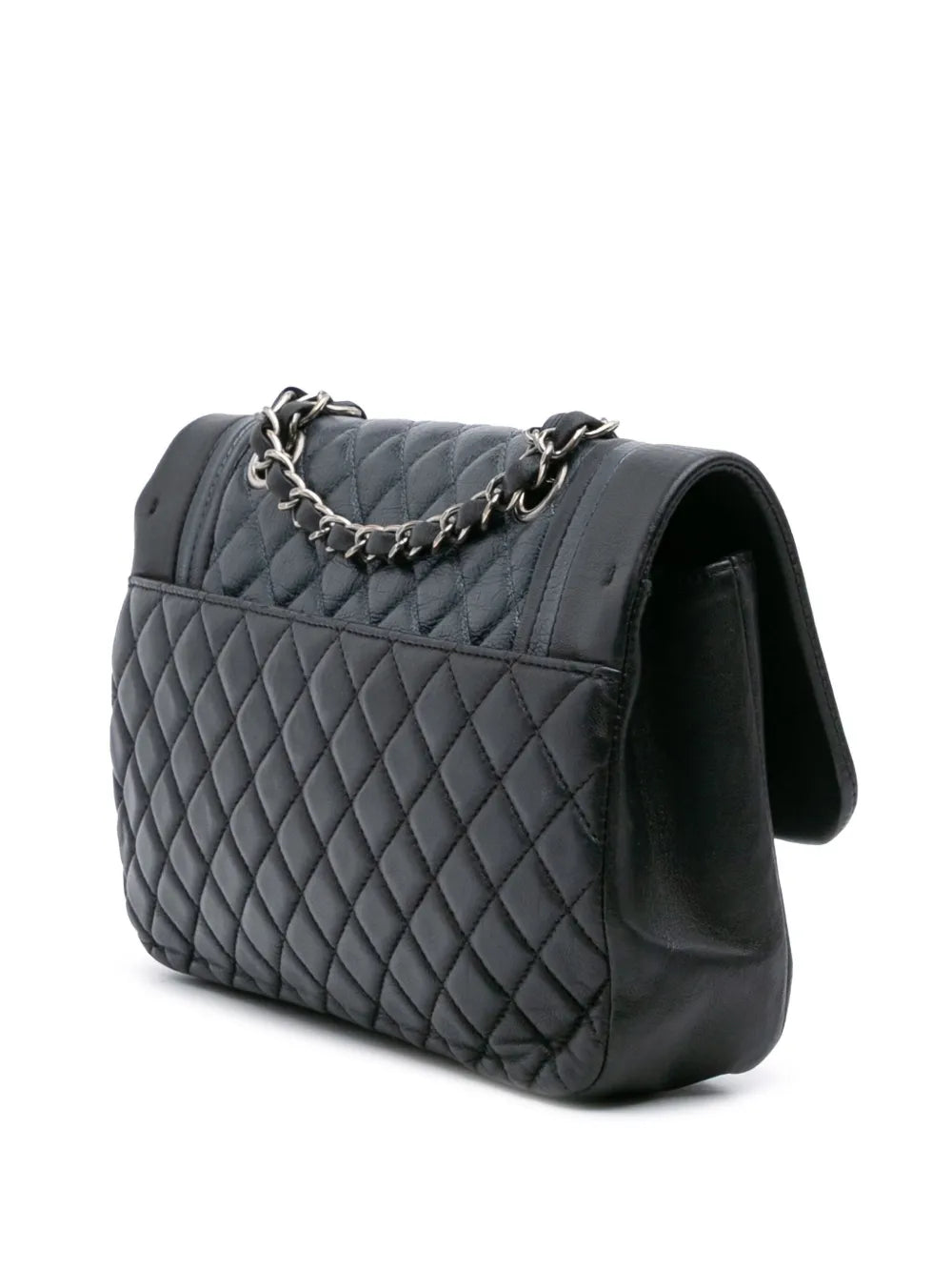 Pre-OwnedCHANEL Pre-Owned2017-2018 Medium Bicolor Quilted Calfskin Flap crossbody bag