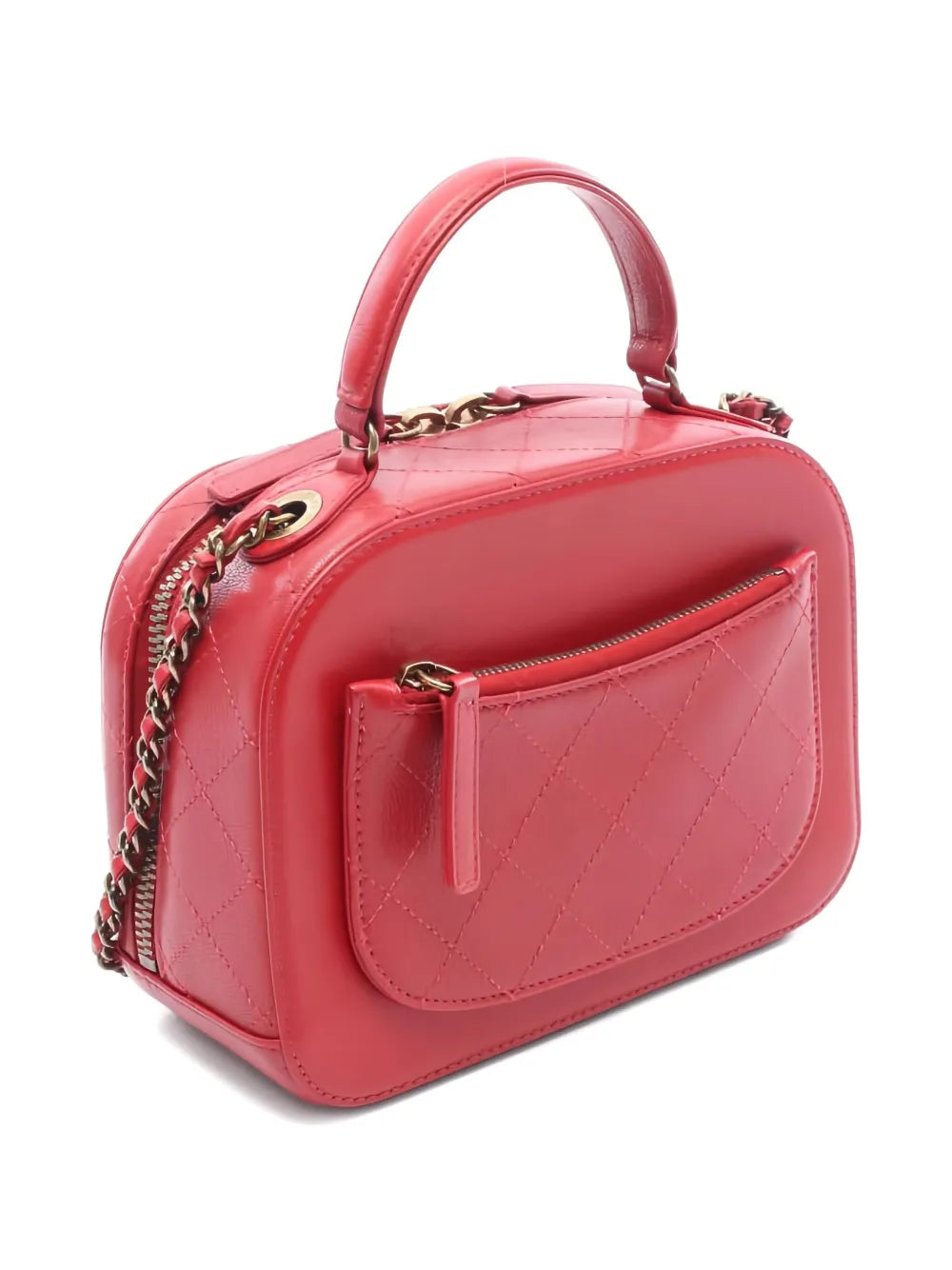 Pre-OwnedCHANEL Pre-Owned2016-2017 Coco Mark leather cross body bag